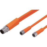 ifm Electronic EVT339 Verbindingskabel Aantal polen (sensoren): 4, 4 Stekker, recht, Bus, recht 0.6 m 1 stuk(s)