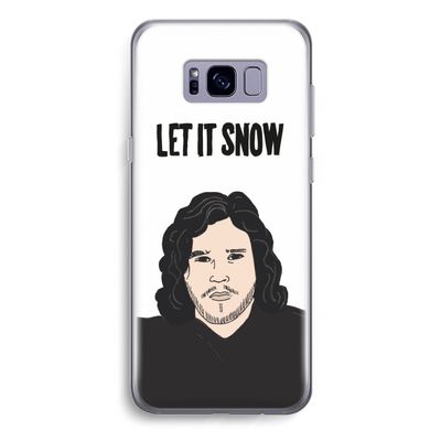 Let It Snow: Samsung Galaxy S8 Plus Transparant Hoesje