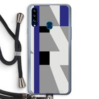 Gestalte 2: Samsung Galaxy A20s Transparant Hoesje met koord
