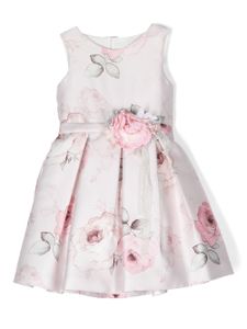 Mimilù robe sans manches à fleurs - Rose