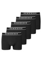 Schiesser 5-pack heren boxershort 95/5 - Zwart - thumbnail