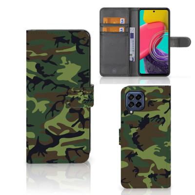 Samsung Galaxy M53 | Telefoon Hoesje | Army Dark
