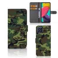 Samsung Galaxy M53 | Telefoon Hoesje | Army Dark