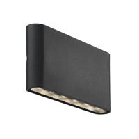 Nordlux Strakke design wandlampKinver zwart 17,5cm - 84181003