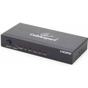 Gembird DSP-4PH4-02 video splitter HDMI 4x HDMI