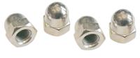 Dresselhaus Cap nuts, m6 / din1587 brass, nickel-plated