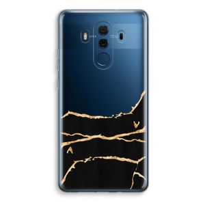 Gouden marmer: Huawei Mate 10 Pro Transparant Hoesje