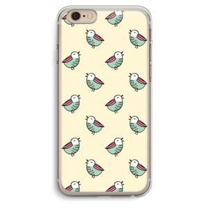 Vogeltjes: iPhone 6 Plus / 6S Plus Transparant Hoesje