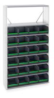Bott Verso Stellingkast | Met 8 Legborden, 24x Box | RAL 7035 - 46003002.16 Bott Verso Stellingkast | Met 8 Legborden, 24x Box | RAL 7035 - 46003002.16