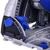 Scheppach PL55 16 cm Zwart, Blauw, Zilver 9500 RPM 1200 W