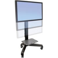 Ergotron 24-192-085 Neo-Flex Mobile MediaCenter UHD TV-wagen Constant Force-technologie, In hoogte verstelbaar 127,0 cm (50) - 165,1 cm (65) Kantelbaar,