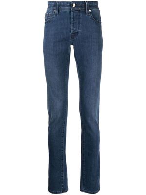 Sartoria Tramarossa jean skinny Leonardo à taille mi-haute - Bleu