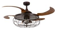 Beacon Industriële plafondventilator met houtFanway Industri Ø 122cm - 212921