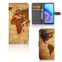OPPO A76 | A96 | Flip Cover | Wereldkaart