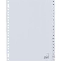 Tabbladen Kangaro 23-gaats G420AZM 20-delig alfabet grijs PP