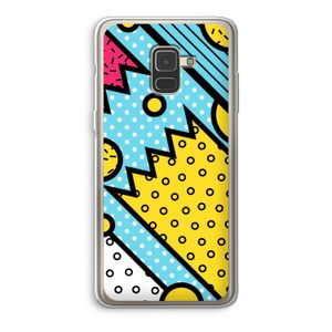 Pop Art #1: Samsung Galaxy A8 (2018) Transparant Hoesje