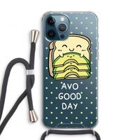 Avo Good Day: iPhone 12 Pro Transparant Hoesje met koord