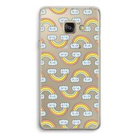 Regenboog: Samsung Galaxy A3 (2016) Transparant Hoesje