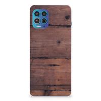 Motorola Moto G100 | Bumper Hoesje | Old Wood