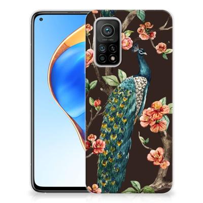 Xiaomi Mi 10T | 10T Pro | TPU Hoesje | Pauw met Bloemen