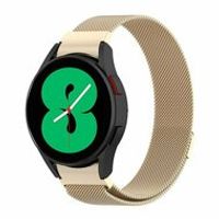 Samsung Galaxy Watch 4 - 40mm / 44mm - Milanese bandje (ronde connector) - Vintage goud - thumbnail