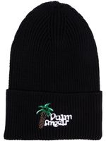 Palm Angels bonnet à logo Sktechy brodé - Noir