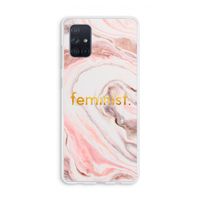 Feminist: Galaxy A71 Transparant Hoesje