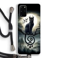 Moonlight Companions: Samsung Galaxy S20 Plus Transparant Hoesje met koord
