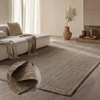 Handgeweven Jute Vloerkleed - Taupe 90x60cm - Jute - Dekbed-Discounter.nl