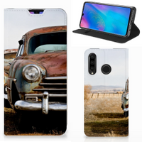 Huawei P30 Lite New Edition Stand Case Vintage Auto