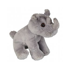 Zittende neushoorn knuffels 15 cm - Knuffeldier