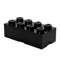 LEGO - Opbergbox Brick 8, Zwart - LEGO