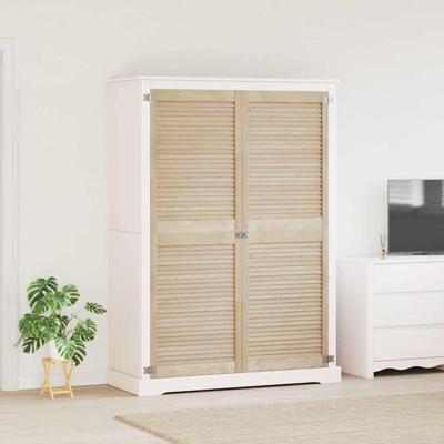 Kastdeuren 2 pcs Bruin 170 x 59.5 x 2.1 cm Massief grenenhout