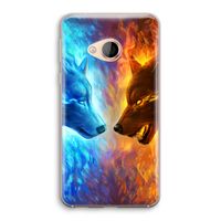 Fire & Ice: HTC U Play Transparant Hoesje