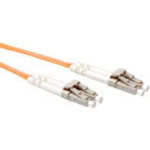 ACT 3 meter LSZH Multimode 62.5/125 OM1 glasvezel patchkabel duplex met LC connectoren