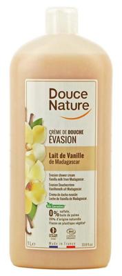 Douce Nature Douchecreme evasion vanillemelk uit Madagaskar bio
