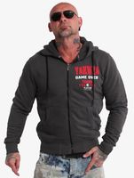 Yakuza / Sweatvest Game Over Ninja in zwart - thumbnail