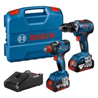 Bosch Professional SR 18V-55 accu schroefboormachine + GDX 18V-200 Accu Slag(moer)schroevendraaier 18V 4.0AH in L-Case - 06019J2207