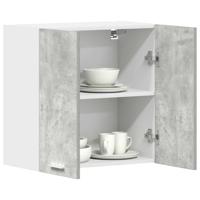 Keukenwandkast 60x31x60 cm spaanplaat betongrijs