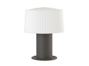 Sokkellamp Muffin aluminium met witte kap 74433-74429 ESR