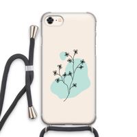 Love your petals: iPhone 8 Transparant Hoesje met koord