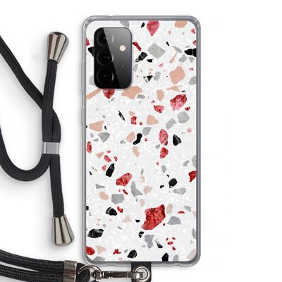 Terrazzo N°12: Samsung Galaxy A72 5G Transparant Hoesje met koord