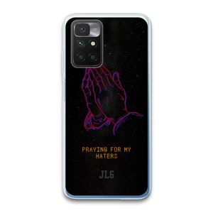 Praying For My Haters: Xiaomi Redmi 10 Transparant Hoesje