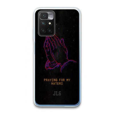 Praying For My Haters: Xiaomi Redmi 10 Transparant Hoesje