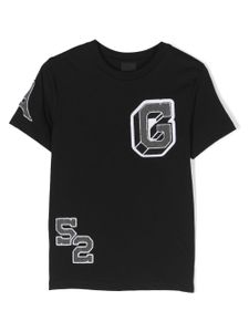 Givenchy Kids t-shirt en coton biologique à logo appliqué - Noir