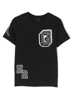 Givenchy Kids t-shirt en coton biologique à logo appliqué - Noir - thumbnail