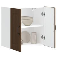 Keukenwandkast Kalmar bewerkt hout bruin eikenkleur