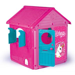 Dolu My 1st Unicorn House Speelhuisje met Deurbel Roze/Blauw