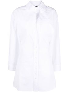 Jacquemus robe-chemise La Robe Baunhilha à design superposé - Blanc