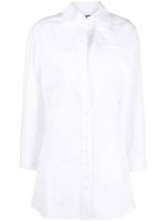 Jacquemus robe-chemise La Robe Baunhilha à design superposé - Blanc